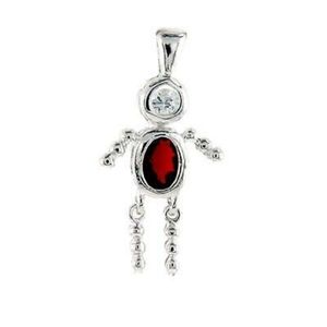 Charm/Pendant .925 Sterling Silver Birthstone